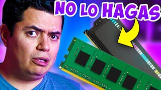 ¿Estas AFECTANDO a tu PC Gamer MEZCLANDO MEMORIA RAM [upl. by Aicek]