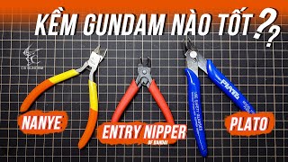 Chọn kềm cắt Gundam nào tốt NANYE vs ENTRY NIPPER của Bandai [upl. by Anibor]