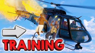 Destroying Police Training in GTA 5 RP [upl. by Colwen14]