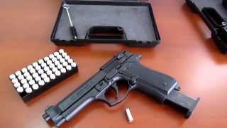 Pistola Fogueo Bruni 92F Replica de la Beretta 92F [upl. by Binnings]