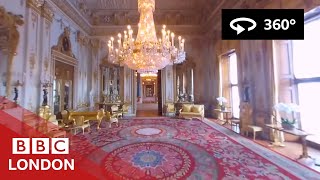 360° Video Buckingham Palace Tour  BBC London [upl. by Hayyifas]