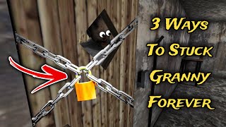 3 new ways to keep granny imprisoned  Granny The New Update v181 [upl. by Cirdec]