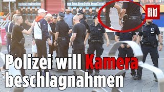 PolizeiEinsatz bei 187 StrassenbandeVideodreh [upl. by Neelrac978]