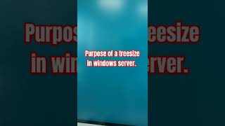 Treesize in the windows VM computer windows windowsserver windowstricks treesize asmr [upl. by Rehc]