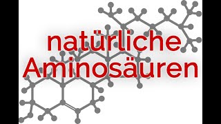 Natürliche Aminosäuren  wichtigste Bausteine für den Körper [upl. by Miarzim]