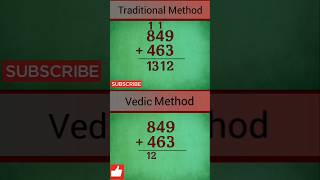 Easiest trick to add numbers👌 Addition trick  Vedic maths maths addition vedicmaths trending [upl. by Notsej]