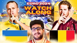 BELGIUM VS UKRAINE LIVE STREAM WATCHALONG EUROS LIVE STREAM WATCHALONG [upl. by Anissej]