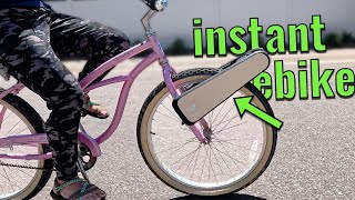 CLIP is the Worlds Quickest Ebike Conversion Kit to make Old Bikes into EBikes [upl. by Rammus]