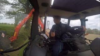 GoPro Taillage de haies 2017  Claas Arion 410  Kuhn ProLonger G2 EP 5683 SP [upl. by Allissa]