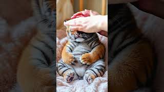 What is this baby tiger dreaming about tigershortsnaturefunnycute [upl. by Sina367]