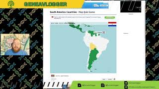 American Genealogist Takes South American Geography Quiz [upl. by Senilec147]