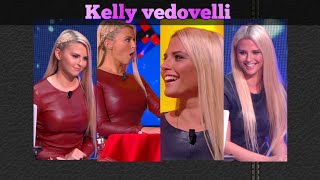 kelly vedovelli beautiful woman wearing leather dress [upl. by Siroved]