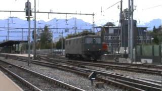 SBB Ae 66 quot11507 Wildeggquot in Thun [upl. by Arad]