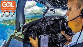 Piloting the Boeing 737 to Brazilian Paradise Island [upl. by Luapsemaj]