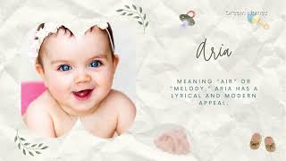 Top 20 Baby Girl Names 20242025  Trending amp Timeless Choices for Your Little One 👶✨ [upl. by Garv]