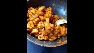 Gobi Aloo  Fulka  Roti  Chappati  Air Fryer  Air Fried Gobi Aloo  Indian Cuisine  Shorts [upl. by Gifford]