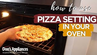 How to Use Your Ovens Pizza Setting  Bosch Convection Ovens [upl. by Aiyt]