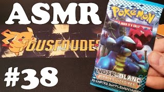 ASMR 38  quotOuverture dun Booster Pokémon Nobles Victoires Drakkarminquot [upl. by Dole]