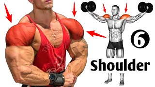 6 Bigger Shoulder Workout At Gym  Best Shoulder Exercises [upl. by Nazar397]