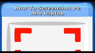 how to screenshot laptop and pc easy way [upl. by Terena]