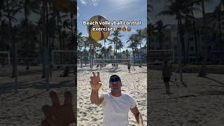 Beach volleyball control exercise beachvolleyball beachvolley volleyballlife voleiboldeplaya [upl. by Tirzah]