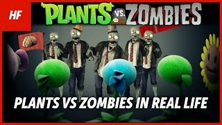 Plants VS Zombies IN REAL LIFE FAN MADE by HETHFILMS [upl. by Henryk]