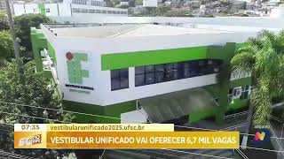 Vestibular Unificado 2025 vai oferecer 67 mil vagas [upl. by Aika]