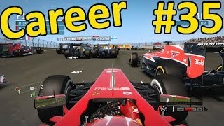 F1 2013 Career Mode Part 35 Indian Grand Prix 100 Race [upl. by Ekenna]