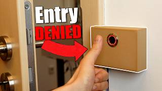 Your Door NEEDS this Upgrade DIY 40 Fingerprint Lock [upl. by Floro]