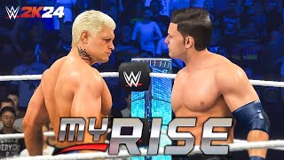 WWE 2K24 MyRISE First Look [upl. by Yahsram]