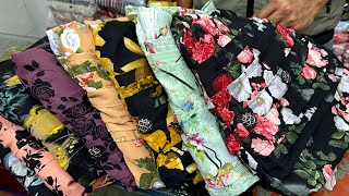 Cute cute floral printed hijab gownlong dress collection 2024 at craziest sale [upl. by Farny]