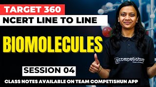 Biomolecules  Session4  NEET 2024  NEET 2025  Poonam maam neet ncert biology [upl. by Aniluap105]