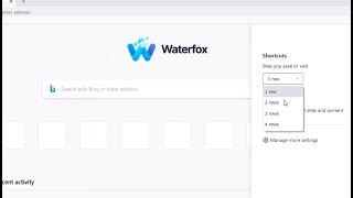 Waterfox browser [upl. by Adirem]