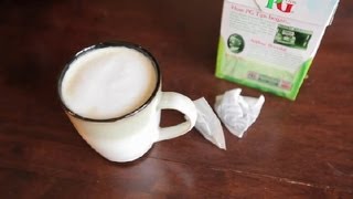 How to Make a Black Tea Soy Latte  Lattes [upl. by Etom]