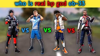 jota vs luqueta vs leon vs antonio 🔥 compare  who is best character in free fire [upl. by Etnoled]