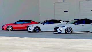 Featuring p4nd4m0n1um Toyota Camry with TE37 behind the scenes shoot  premeet Camrys United [upl. by Aiz733]