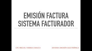 Como Emitir una Factura Electrónica desde Sistema Facturador SUNAT 2019 [upl. by Em360]