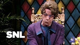 Church Chat Satan  SNL [upl. by Neelyk926]