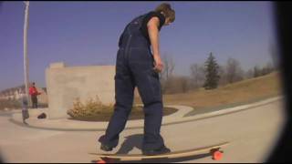 Longboarding A City Within A Park [upl. by Anailil719]