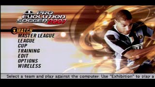 Winning Eleven Pro Evolution Soccer 2007  Gameplay PSP [upl. by Efthim]