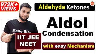 L30 Aldol Condensation  with Mechanism  Aldehyde ketones Chemical Rxn  NEET JEE [upl. by Airehc266]