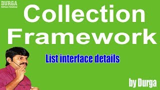 Collection Framework  List interface details [upl. by Frendel]