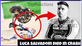 Luca Salvadori Crash 🔴 Luca Salvadori has died aged 32 in a road racing accident [upl. by Genny890]