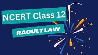 NCERT CLASS 12 Raoults Law JEENEETChemistry48 [upl. by Marlee137]