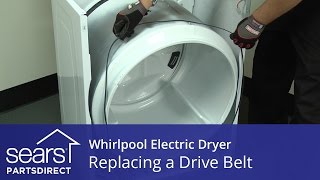 How to Replace a Whirlpool Electric Dryer Drive Belt [upl. by Icak]