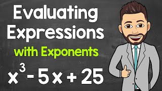 Evaluating Algebraic Expressions with Exponents  Math with Mr J [upl. by Lune]