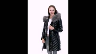 Fur and leather Winter Coat [upl. by Claudy]