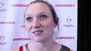 Rosie MacLennan Interview  Pacific Rim Gymnastics Championships [upl. by Delmer]