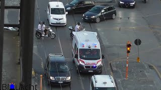 Ambulanza Croce Rossa Italiana Napoli RTW Rotes Kreuz Neapel [upl. by Ecydnac592]