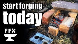 Start forging TODAY in your own backyard  no special tools required [upl. by Ettevol]